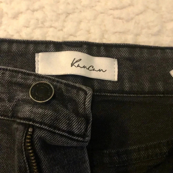 KanCan High Waisted Skinny Black Jeans - Picture 2 of 5